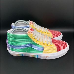 Vans Pride Sk8 Mid LGBTQ Shoes Men’s Sz 7.5 /‎ Women’s Sz 9